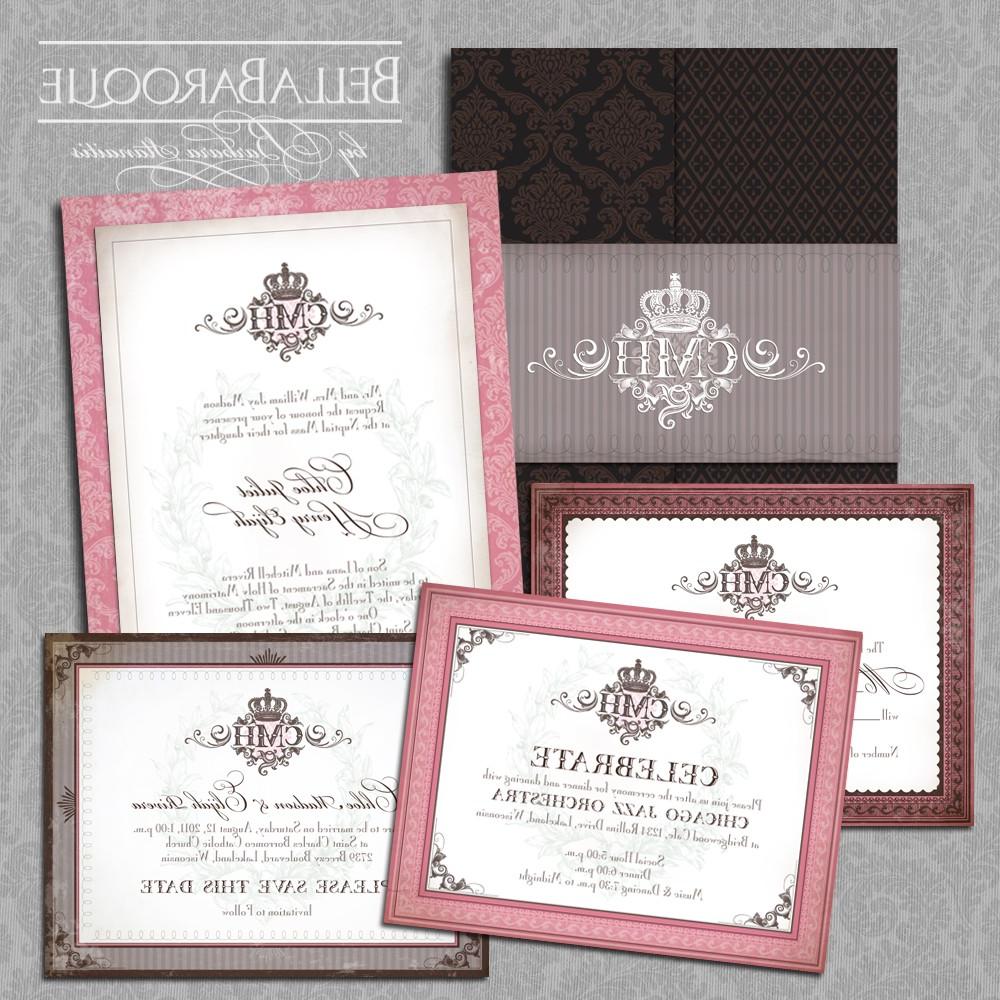 Shabby Chic Wedding Invitation