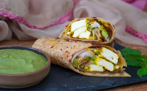 Lemon Paneer Tikka Roll