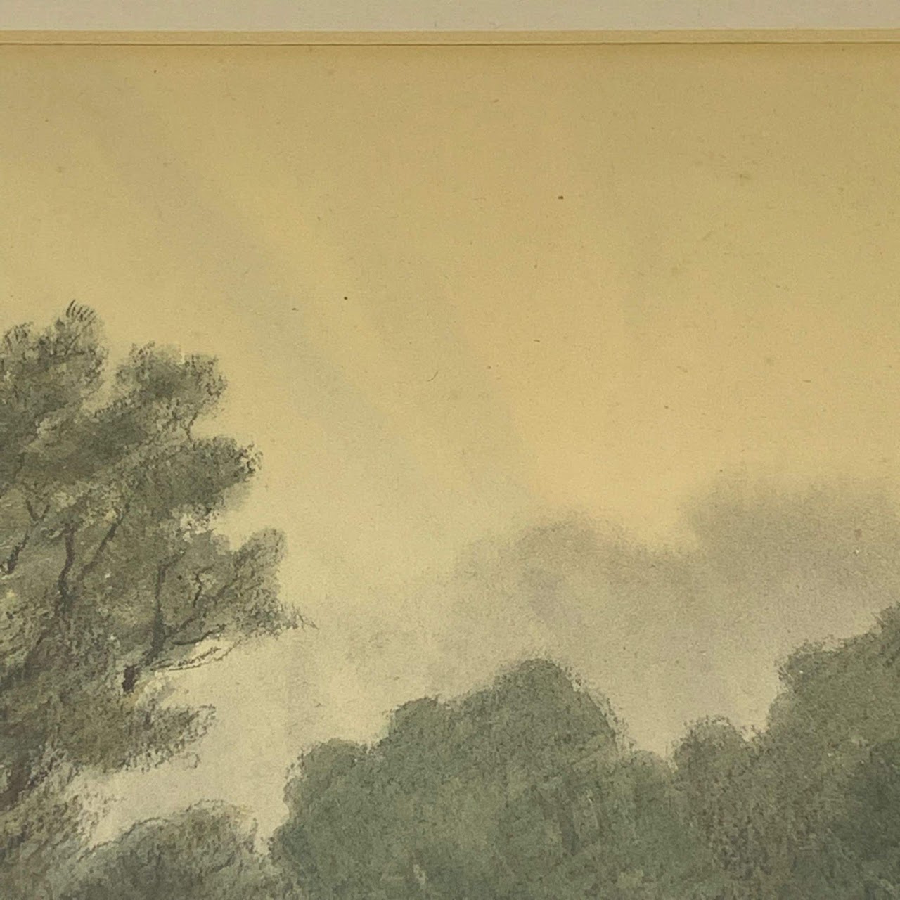 Frank Galsworthy Signed Watercolor Landscape