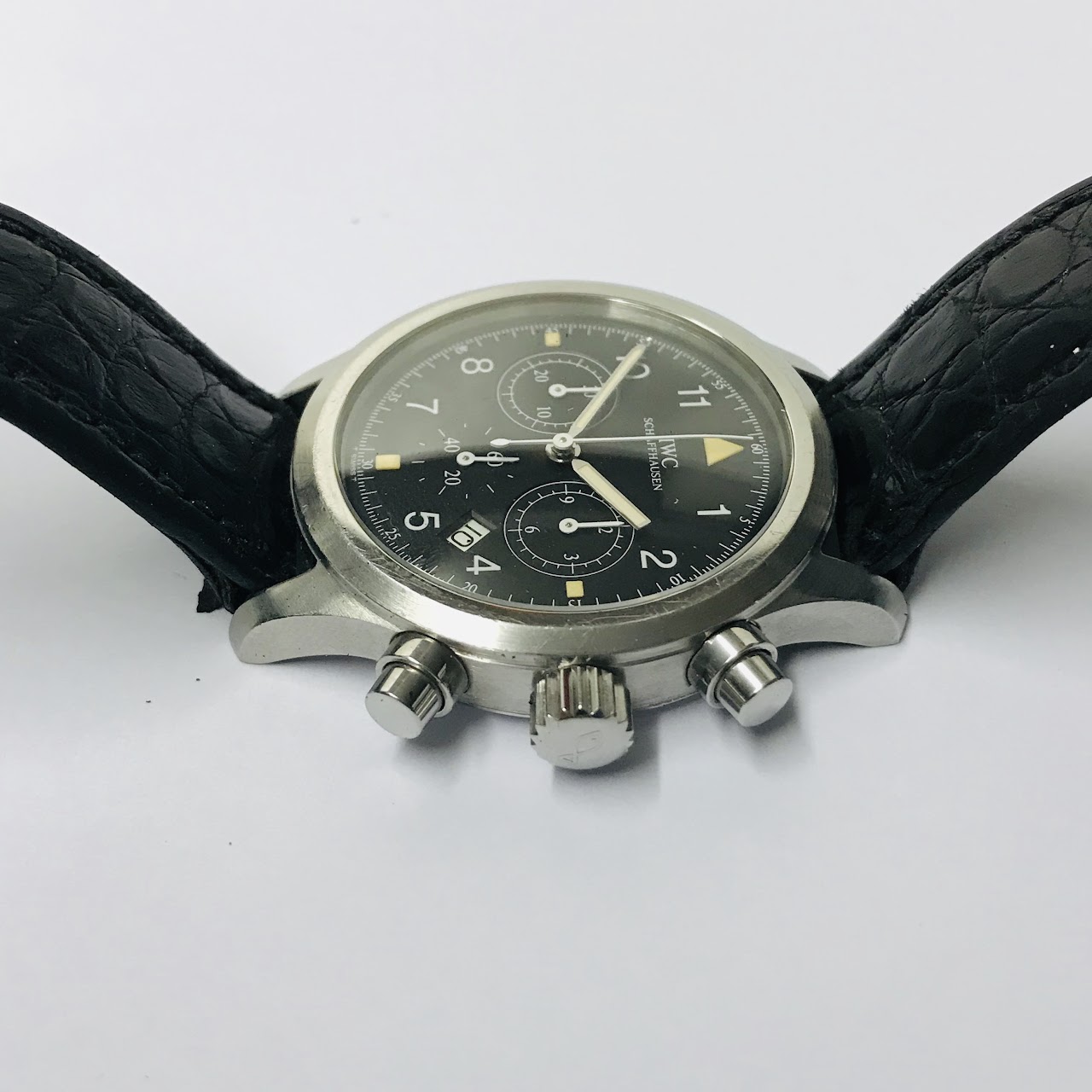 IWC Der Fliegerchronograph Model 3741-001 Watch