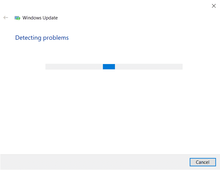 Intente detectar todos los problemas que puedan estar causando errores durante la actualización