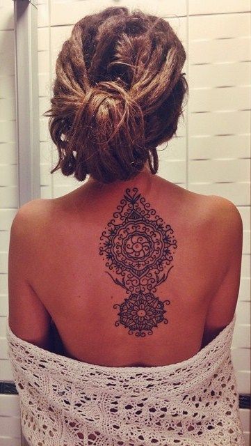 Tatuagem de Mandala ideias para as mulheres em volta