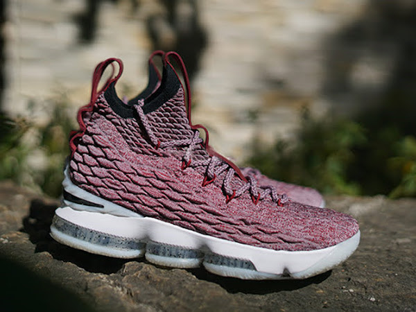 lebron 15 wine red