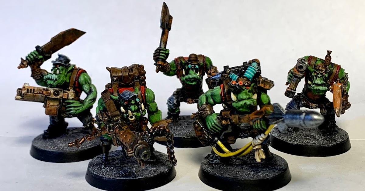 The Analogue Hobbies Painting Challenge: From DrQ: Some more fancy ork ...