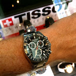 rocking my TISSOT watch in Switzerland in Grindelwald, Switzerland 