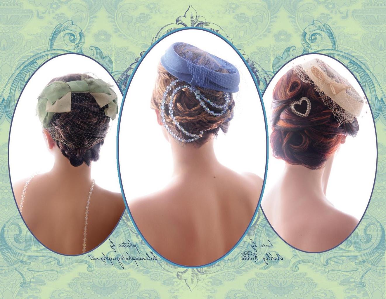 vintage veils and hairstyles