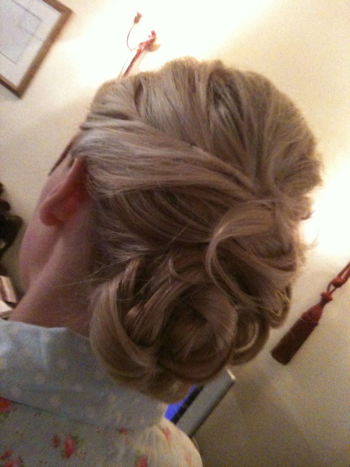 wedding chignon bun