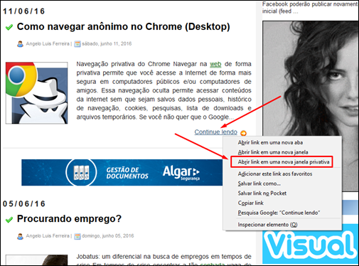 Como navegar anônimo no Firefox (Desktop) - Visual Dicas