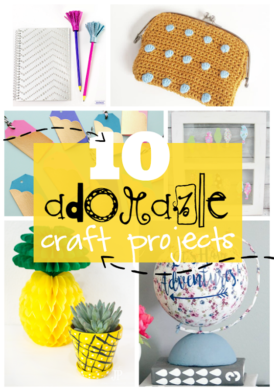 10 Adorable Craft Projects at GingerSnapCrafts.com #crafts #gingersnapcrafts