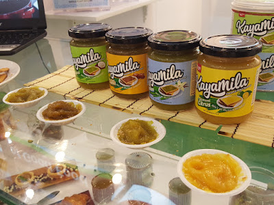 Kayamila, which also had space at the Halal Supermarket outside the hall, features traditional kaya - a sweet coconut milk based paste eaten with bread - in unusual flavours. 