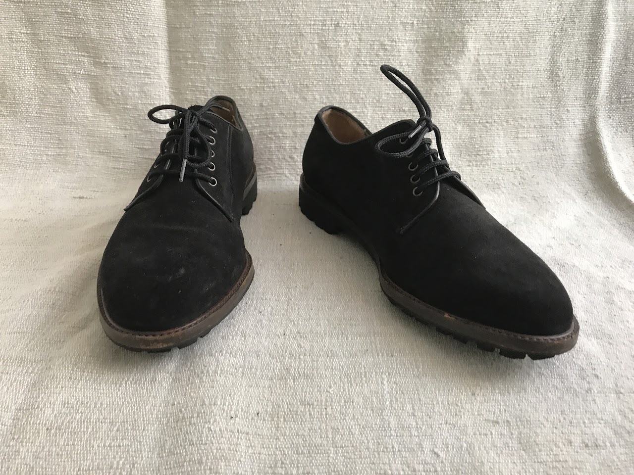 Salvatore Ferragamo Suede Lace Ups