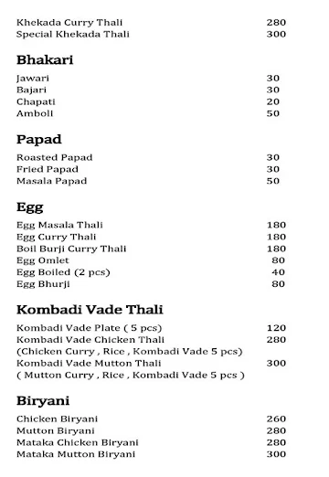 Hotel Sanskriti menu 