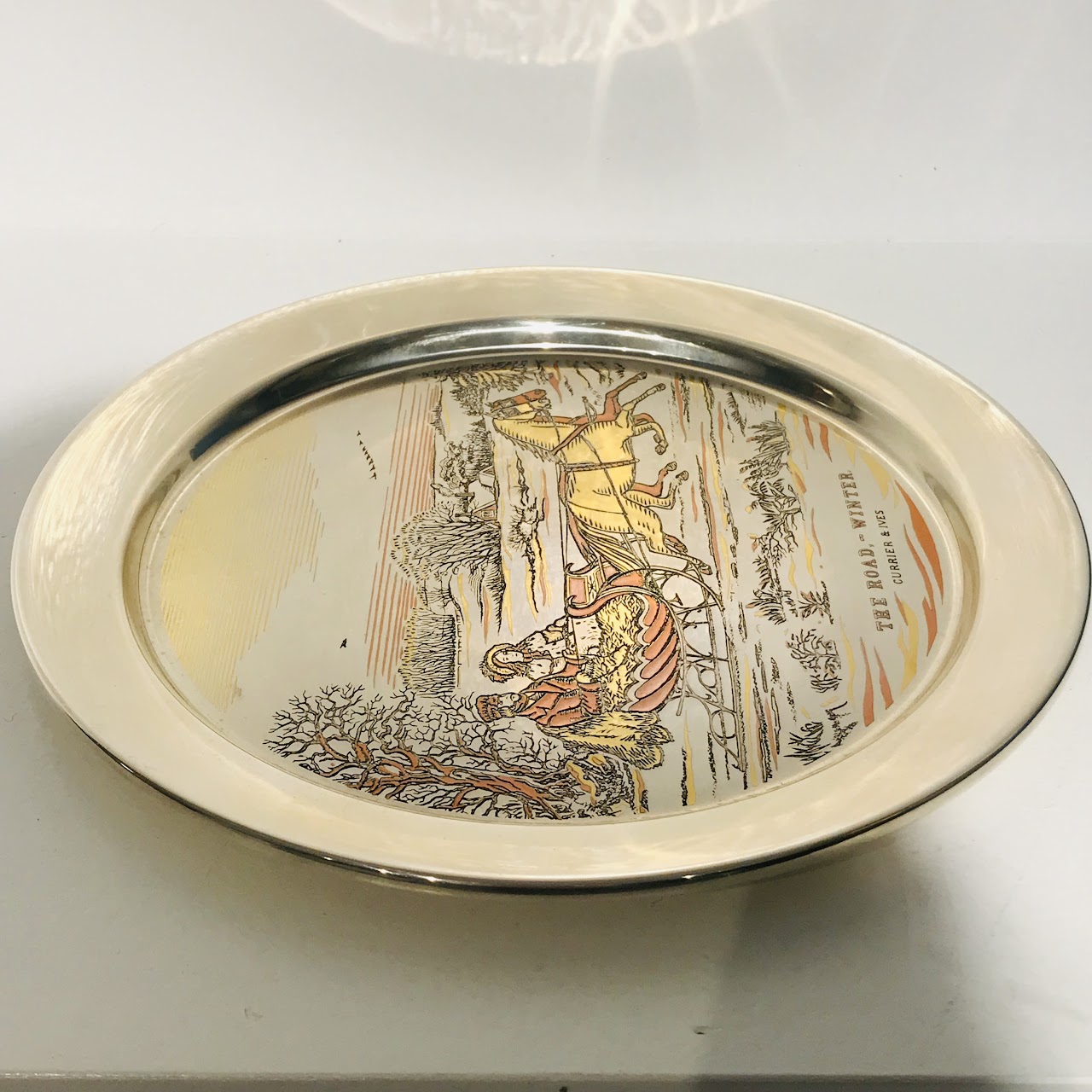 Reed & Barton Sterling Silver Commemorative Plate