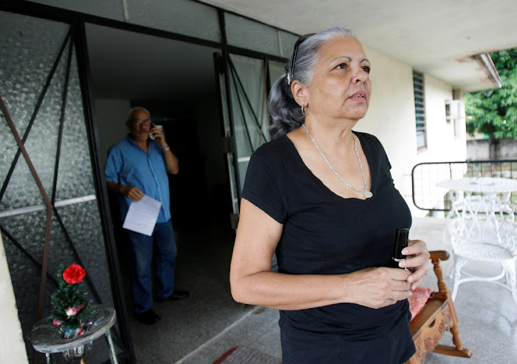 Cuban dissident Marta Beatriz Roque in Havana in 2008. Roque and other dissidents filed a formal complaint against high-ranking officials of the Cuban government for allegedly violating their private correspondence and disclosing its content on public television. Picture: CLAUDIA DAUT/REUTERS