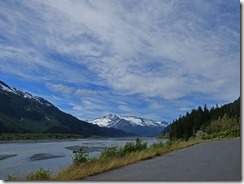 Resurrection River coming down off Exit Glacier