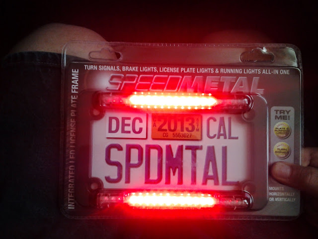 Speedmetal LED License Plate Frame