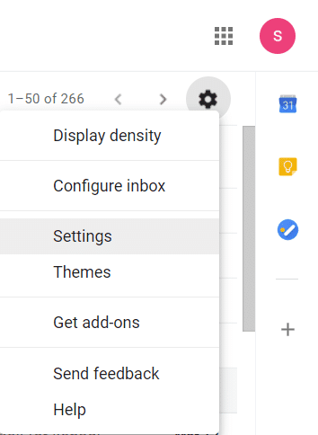 Haga clic en Configuración de la lista