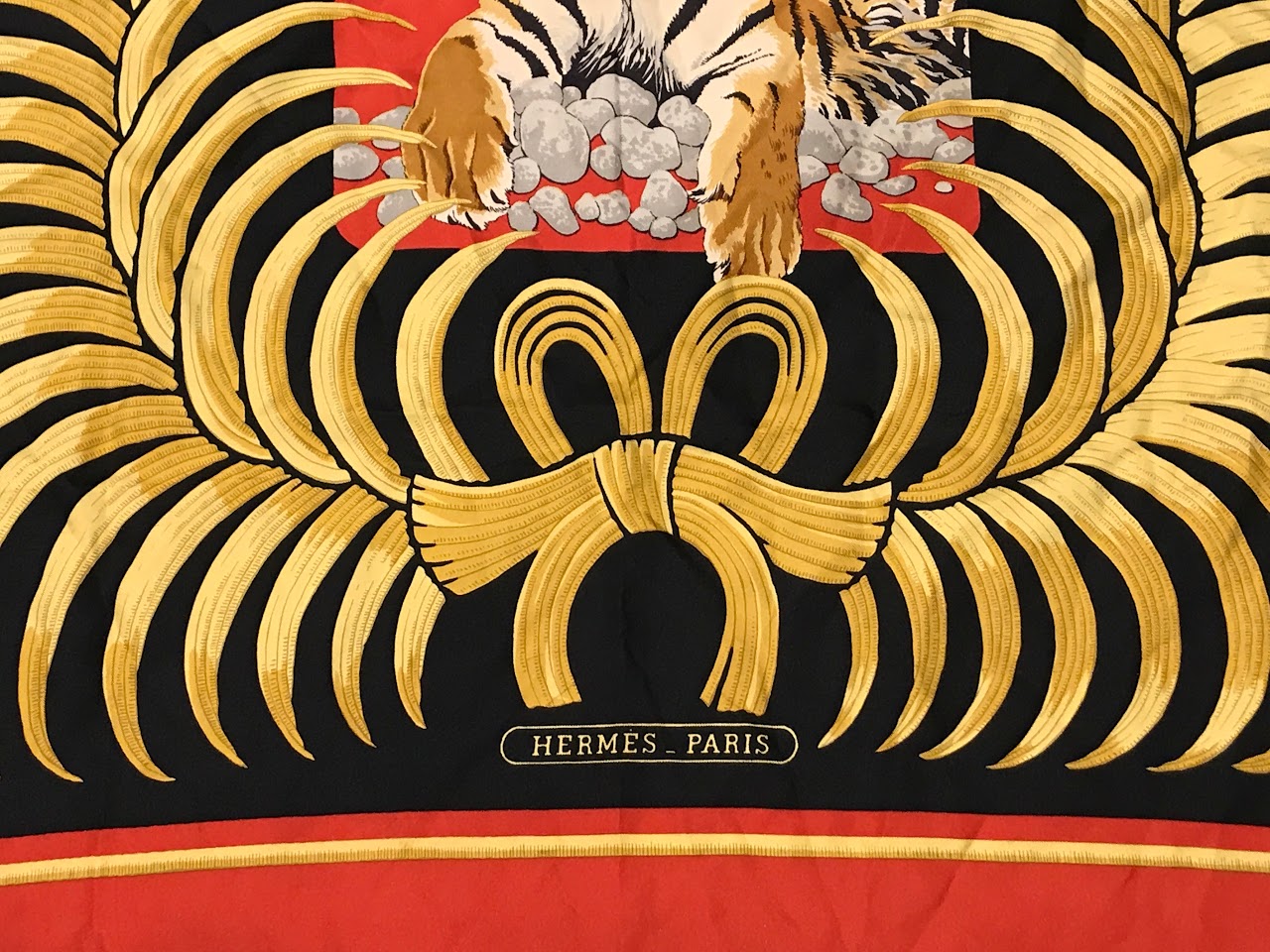 Hermes Tiger Scarf