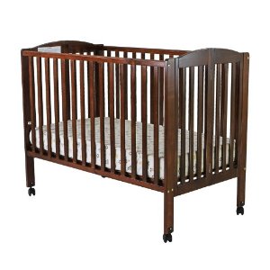  Dream On Me Full Size 2 in 1 Folding Stationary Side Crib