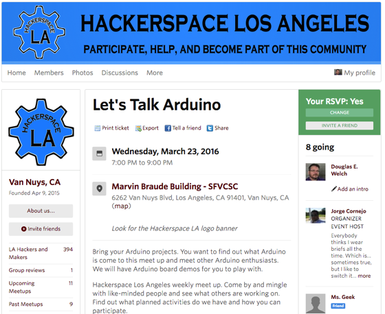 Arduino meetup