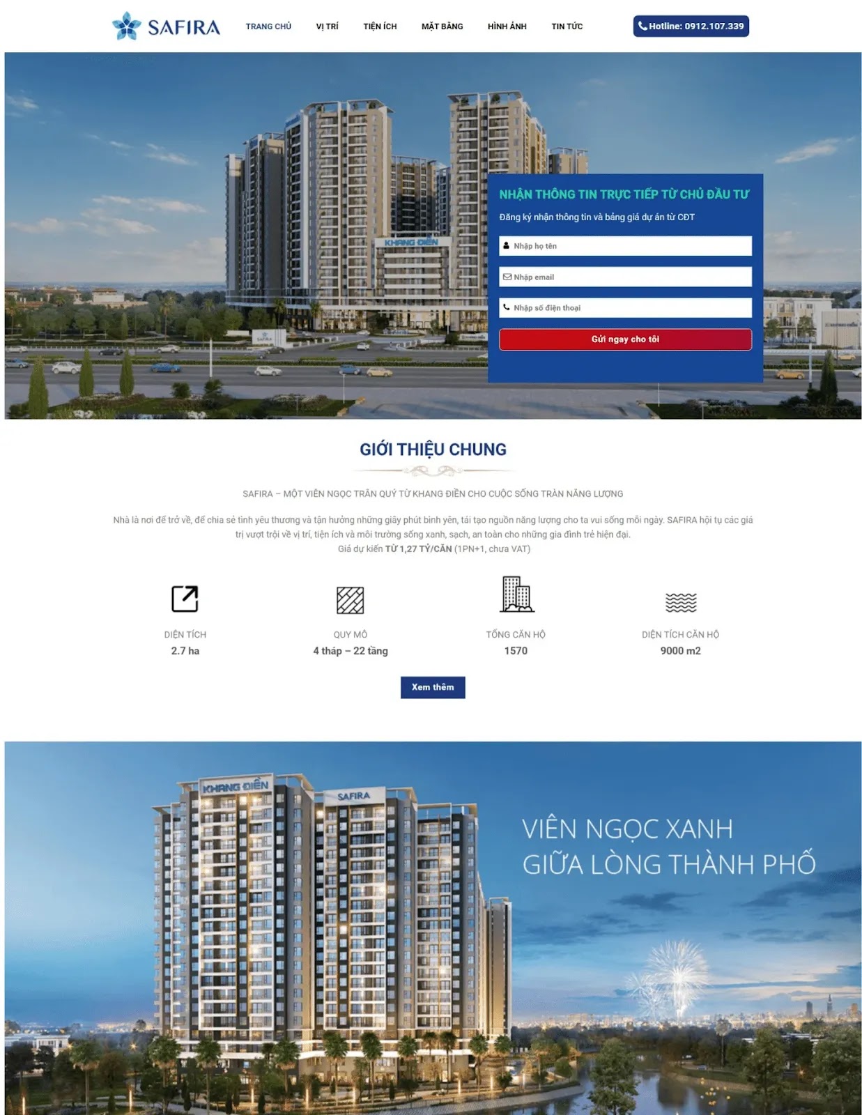 Thiết kế website bất động sản (VSM204)