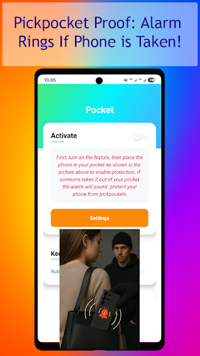 Screenshot Anti-theft Alert - Phone Alarm
