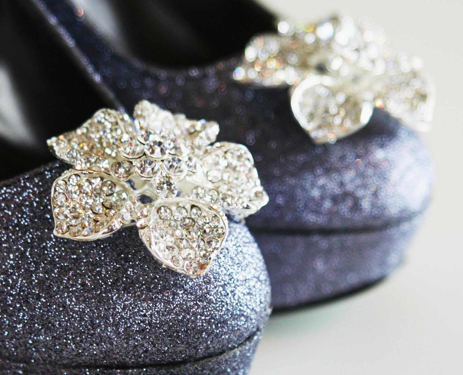 Pewter Bridal Sparkle PUMPS