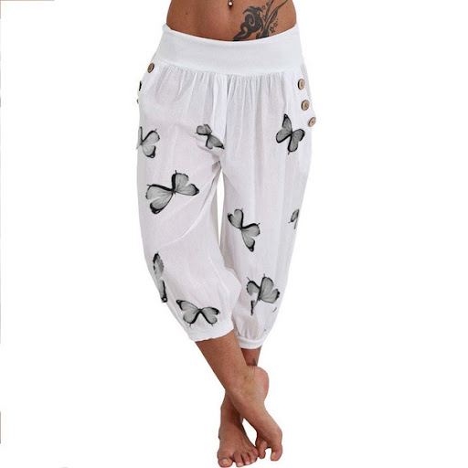 Title 3, Fashion Printed High Waist Pocket Bloomers, pro...