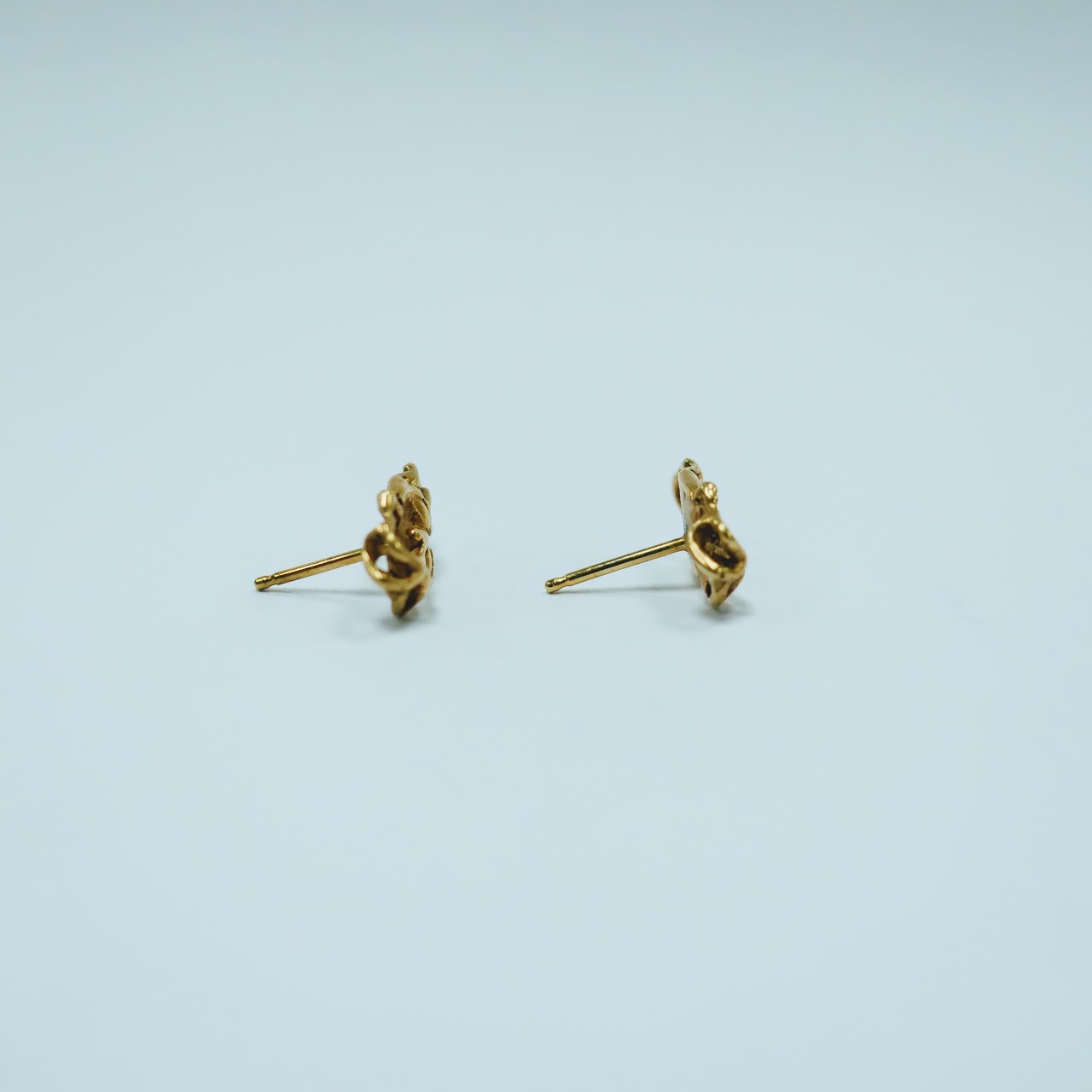 14 K Gold Modern Studs