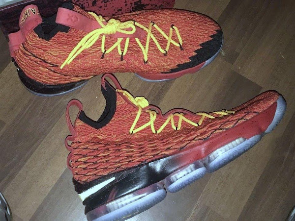 First Look at Nike LeBron 15 Fairfax Lions PE