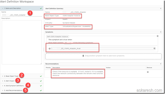 Alert - VSAN Adpater