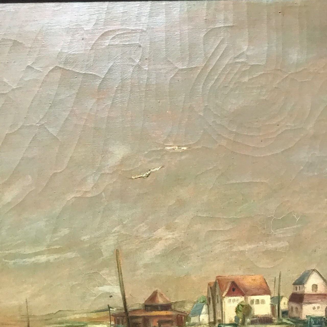 Feuerhahn Signed Mid-Century Oil Painting