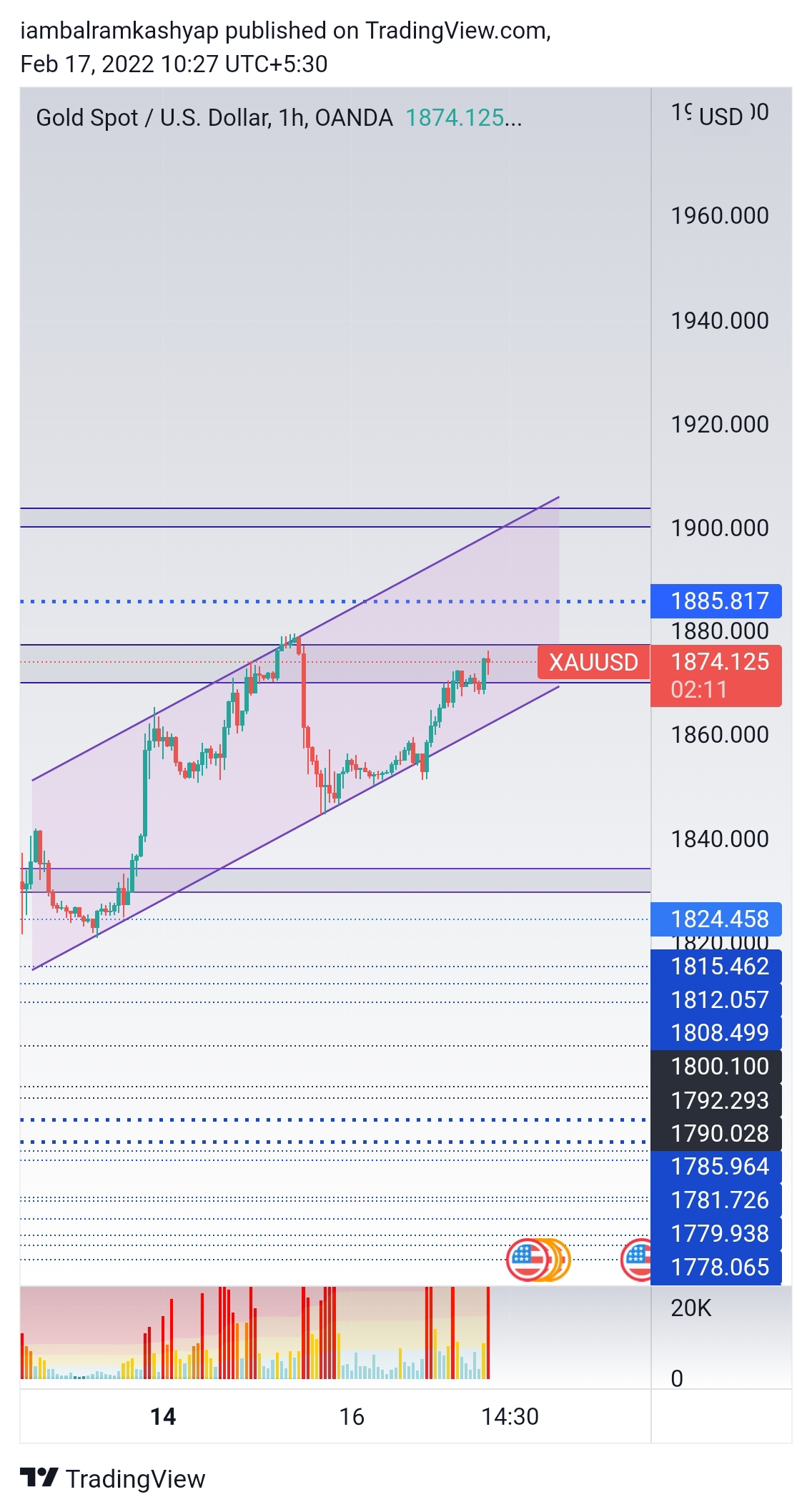 Gold Price Prediction Today ,Tomorrow and Weekly