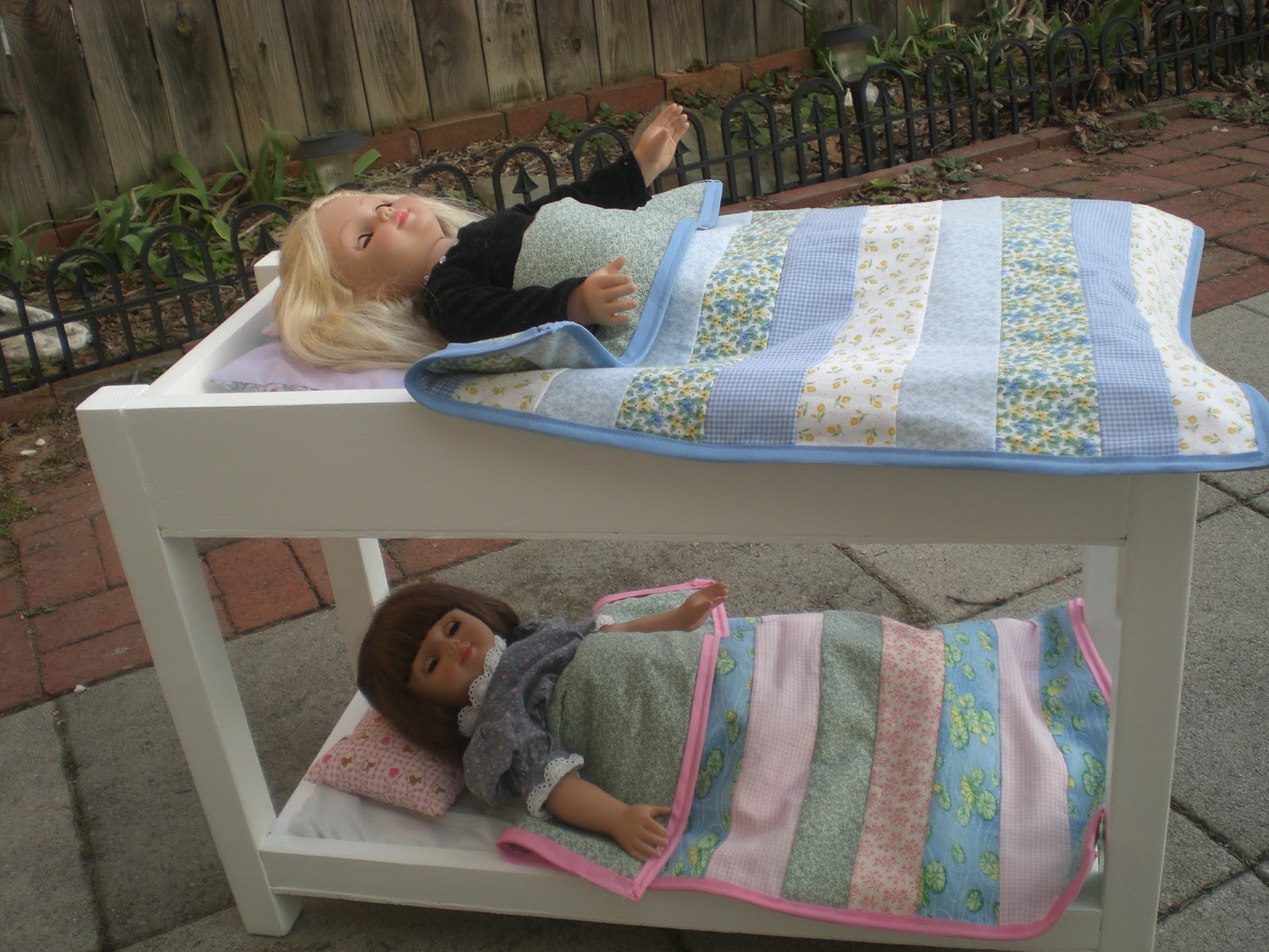 Domestic Deadline American Girl Bunk Beds and Bedding