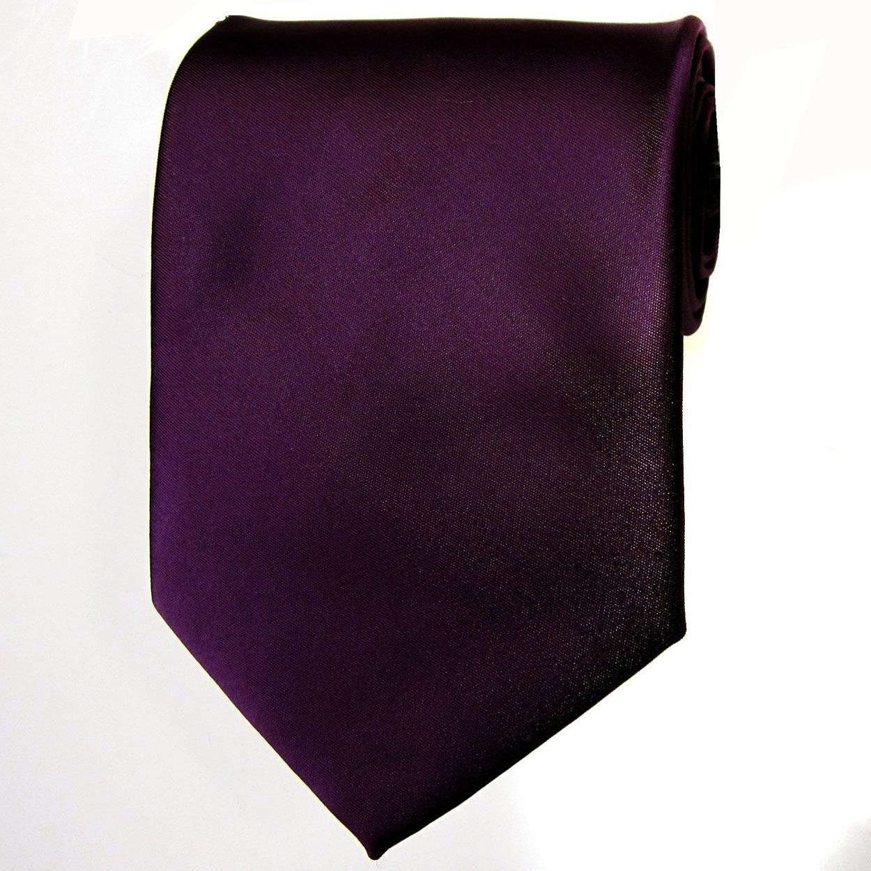 Eggplant Purple - Solid Tie -