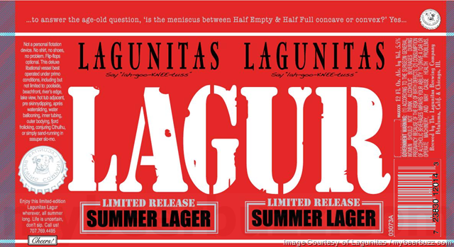 Lagunitas Adding New Lugur Summer Lager Cans