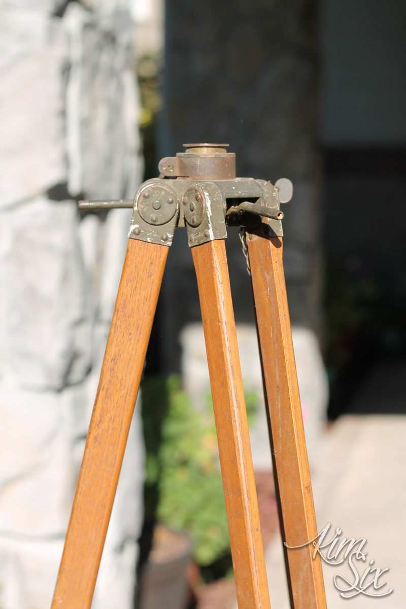 Vintage surveyors tripod