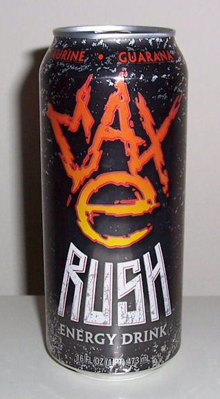 The Energy Drink Resource: Max E Rush Energy Review