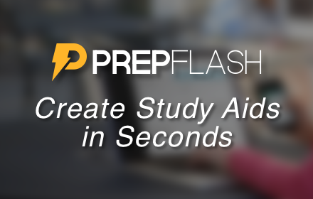 PrepFlash-Automatically Create Flashcards small promo image