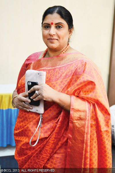 Sripriya snapped during Anushia and Roy Antony's wedding reception, held in Chennai.