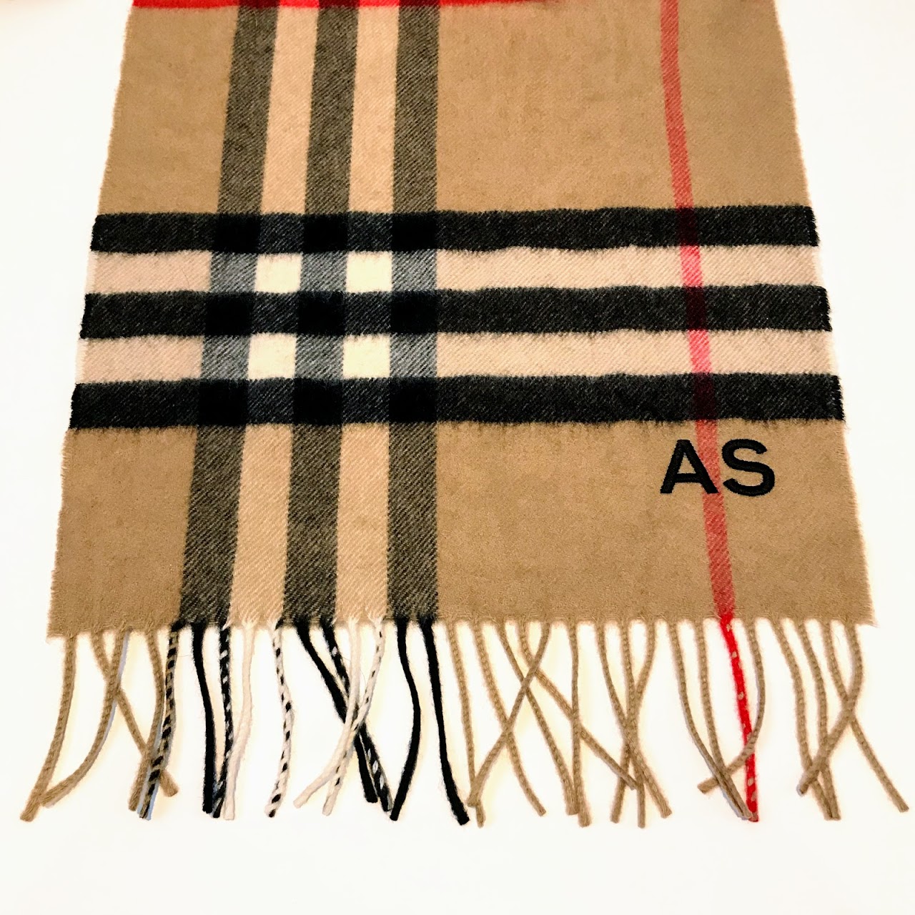 Burberry Cashmere Plaid Scarf