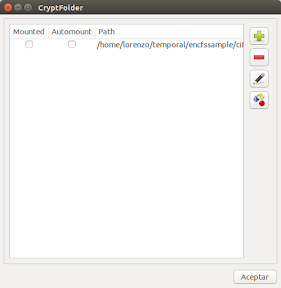 CryptFolder Indicator - cifrado de directorios