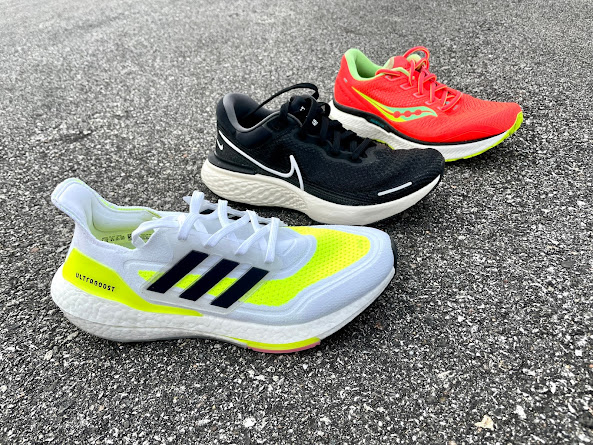 Road Run: Video Comparison Review: adidas 21, Nike ZoomX Invincible Run, Saucony Triumph 18