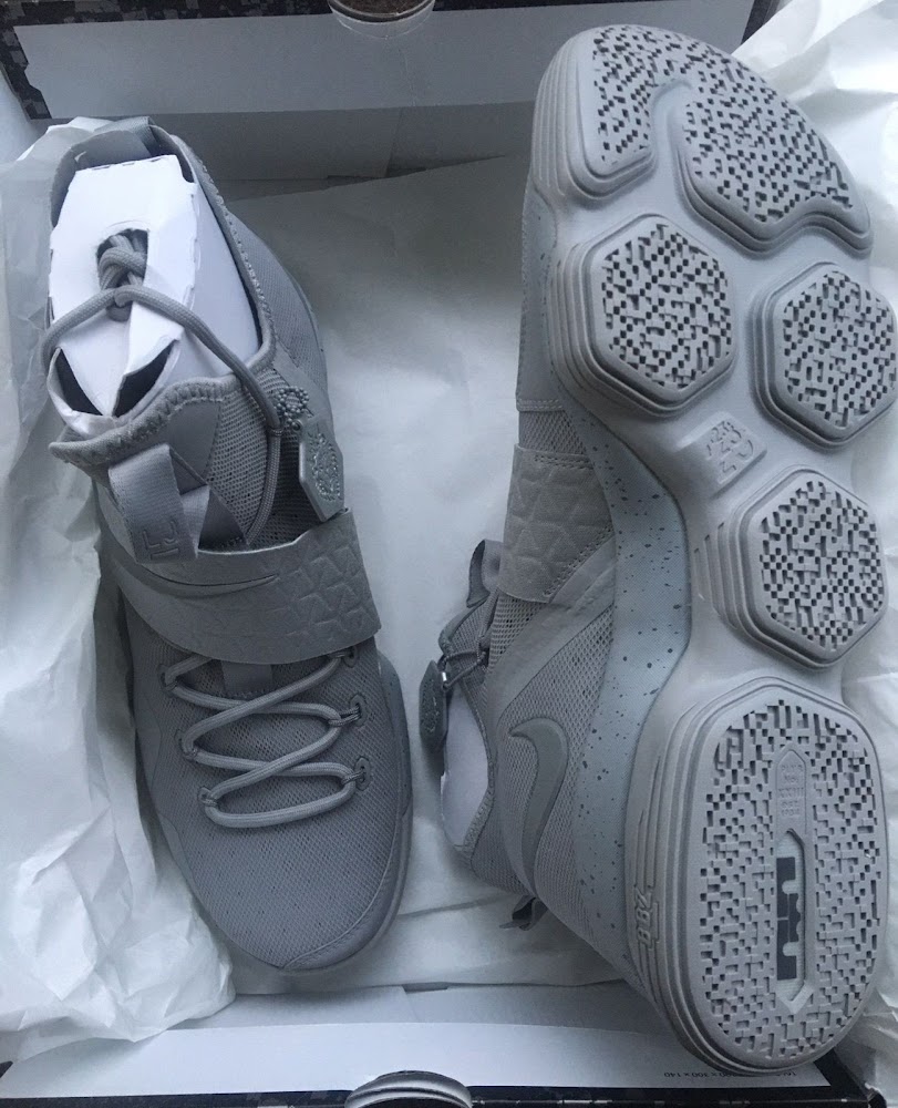 all grey lebrons