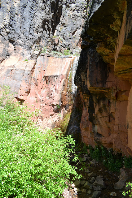 cornered waterfall