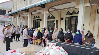 Sambut Hari Bhayangkara, Polresta Banda Berbagi Kebahagiaan dengan Masyarakat