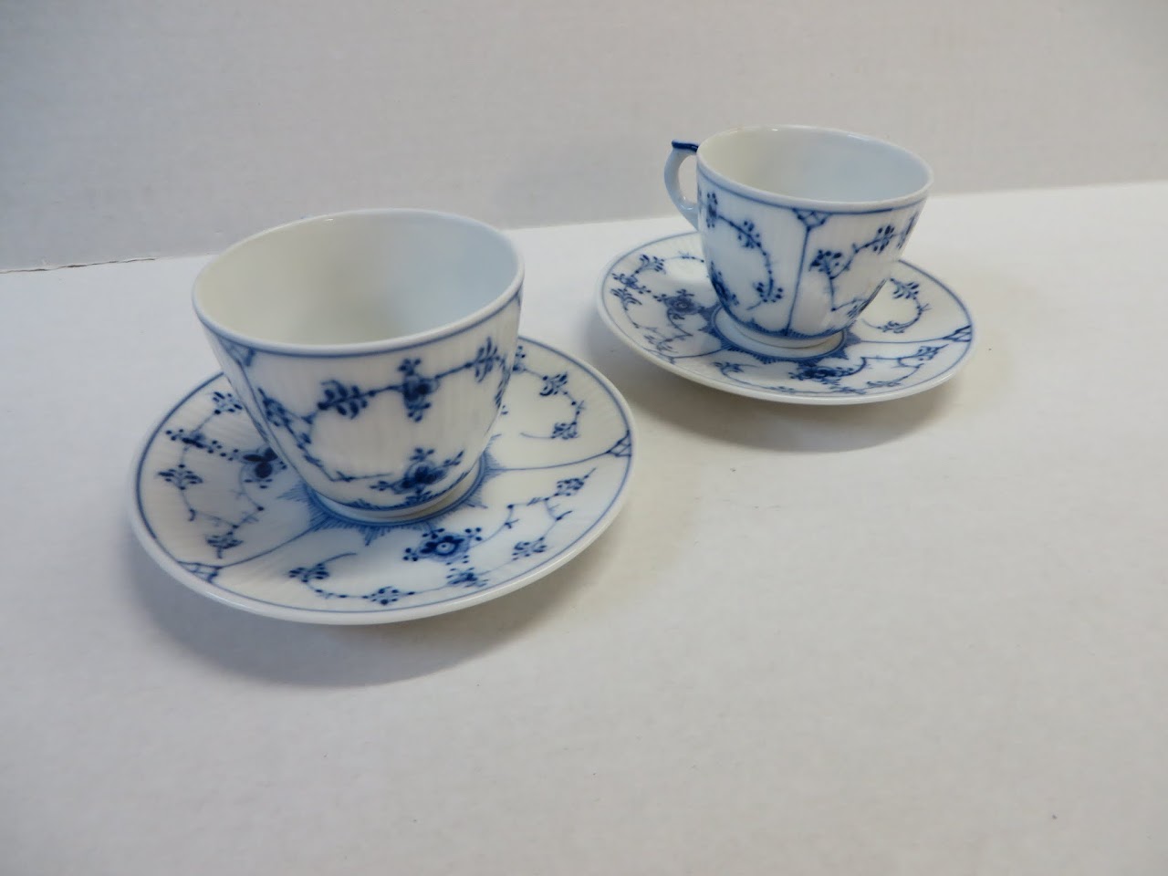 Royal Copenhagen Tea Cups and Saucers