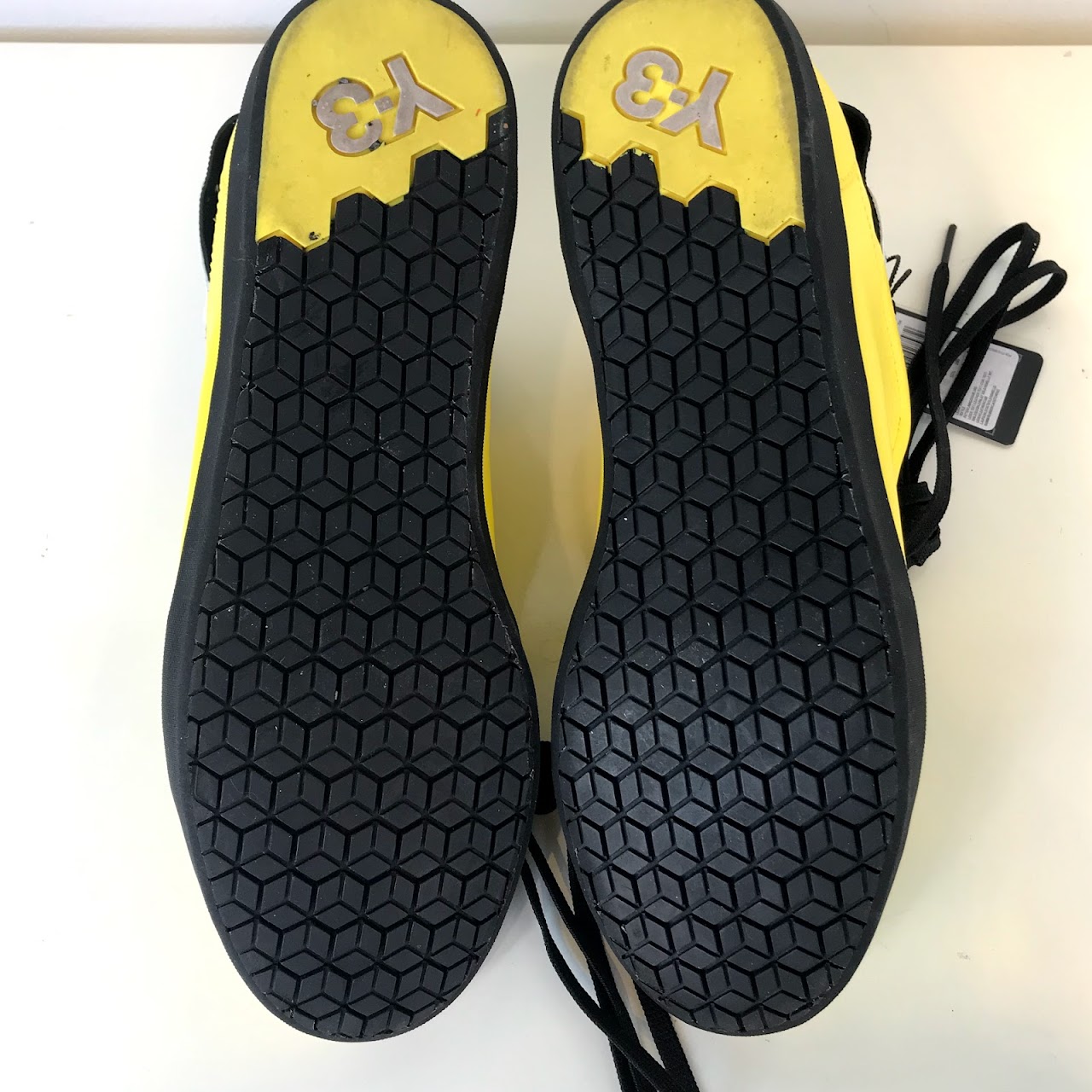 Y-3 Yellow Kazuhiri Cutout Hightops