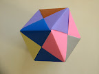 Cube from 6 Sonobe units.