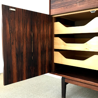 Rosewood Mid-Century Modern Gentleman's Chest